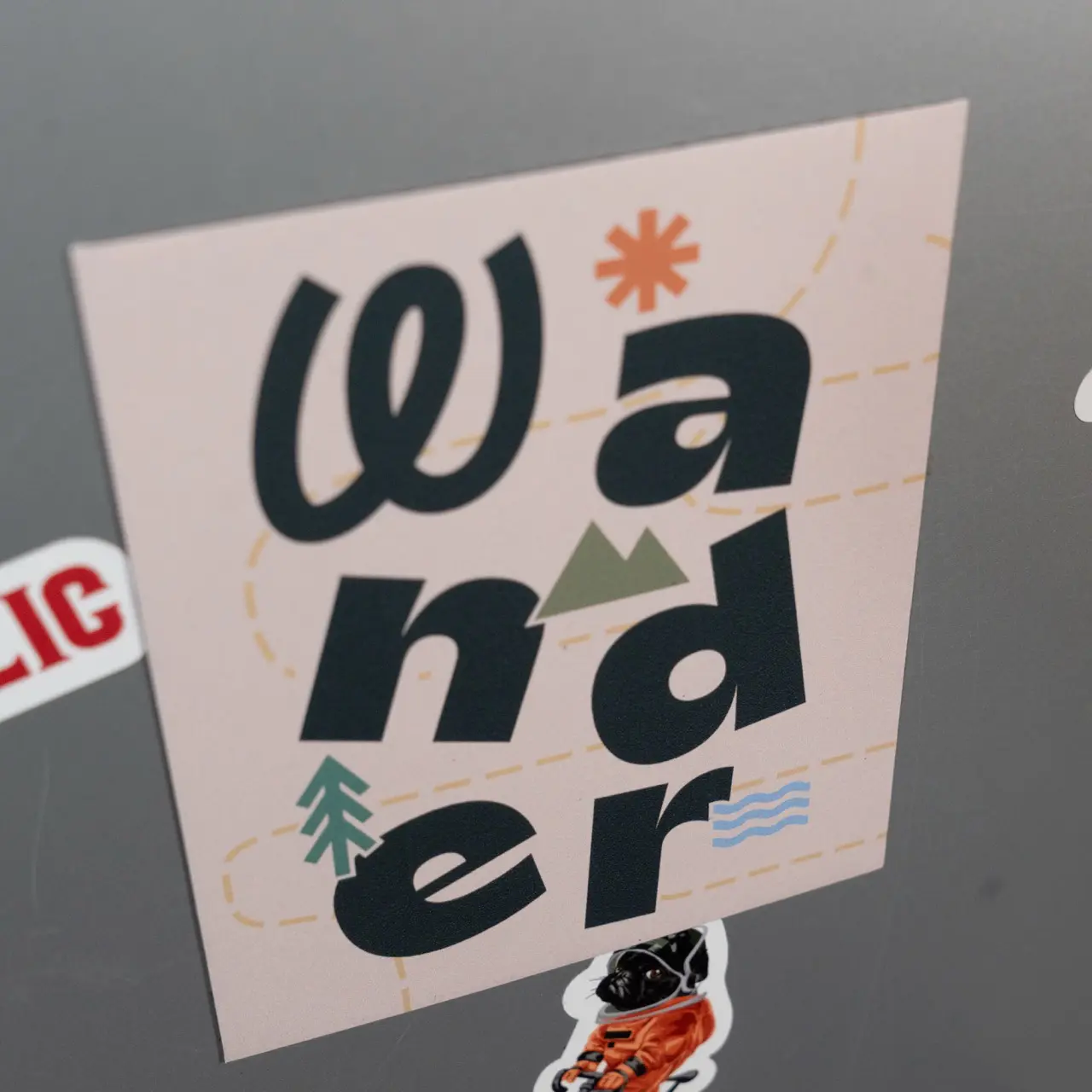 Wandern Kühlschrankmagnet - "Wander" 3 Wandern Kühlschrankmagnet - "Wander" – Bild 3