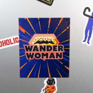 Wandern Kühlschrankmagnet - "Wander Woman"