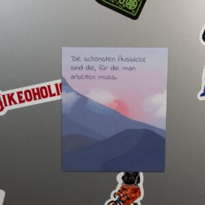 Wandern Kühlschrankmagnet - "Die schönsten Ausblicke"