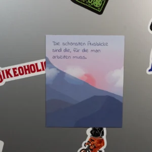 Wandern Kühlschrankmagnet - "Die schönsten Ausblicke"