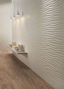 wandfliesen-weiss-Leere Wände kreativ gestalten