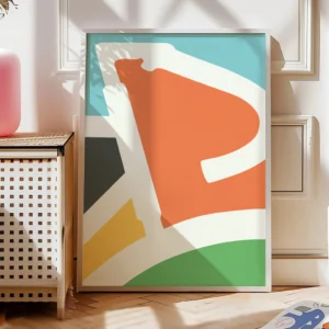 Fahrrad Poster „Abstract Ride“