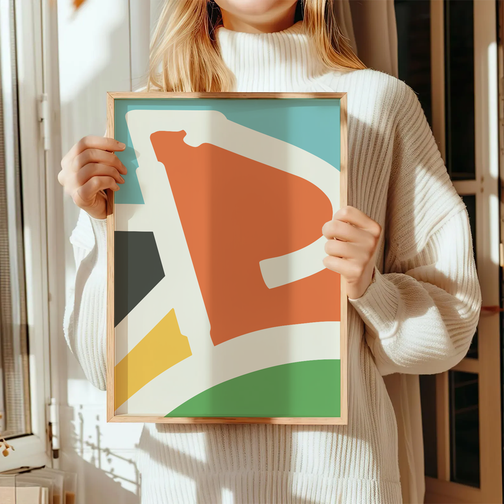 Fahrrad Poster „Abstract Ride“ 3 Fahrrad Poster „Abstract Ride“ – Bild 3