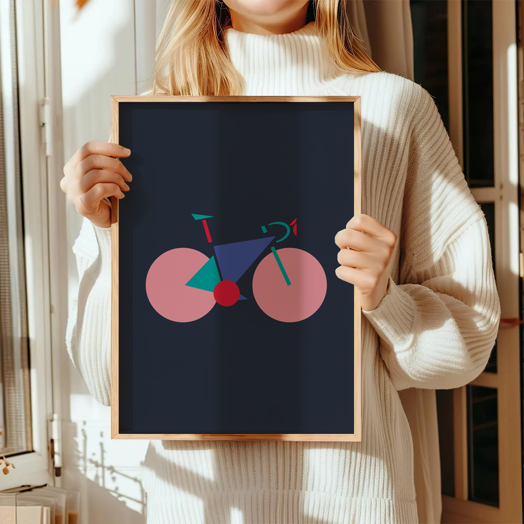 Fahrrad Poster „Urban Geometry Bike“ 9 Fahrrad Poster „Urban Geometry Bike“ – Bild 9