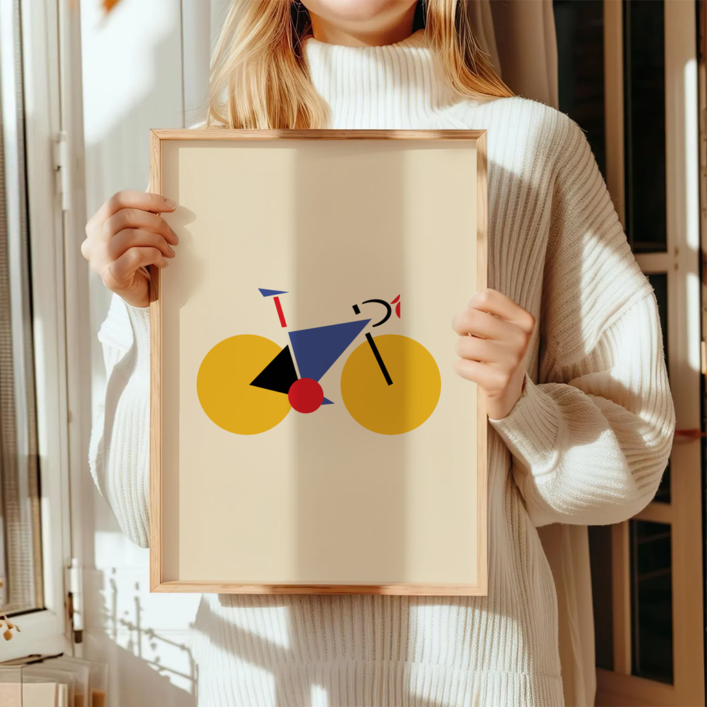 Fahrrad Poster „Urban Geometry Bike“ 3 Fahrrad Poster „Urban Geometry Bike“ – Bild 3