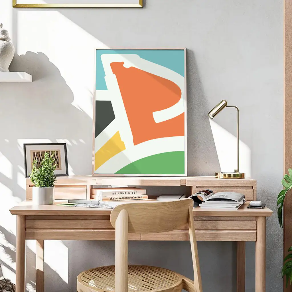 Fahrrad Poster „Abstract Ride“ 4 Fahrrad Poster „Abstract Ride“ – Bild 4