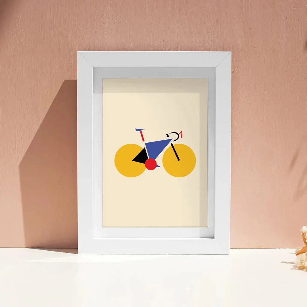 Fahrrad Poster „Urban Geometry Bike“ 2 Fahrrad Poster „Urban Geometry Bike“ – Bild 2