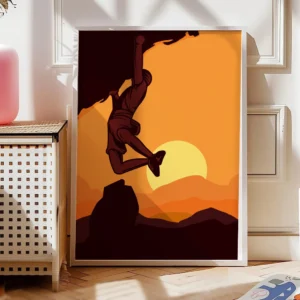 Klettern Poster Golden AscentA1-01