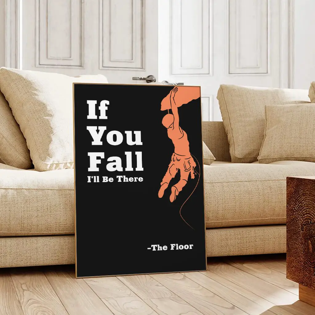 Klettern Poster "If You Fall" 2 Klettern Poster If You Fall8-A1-2