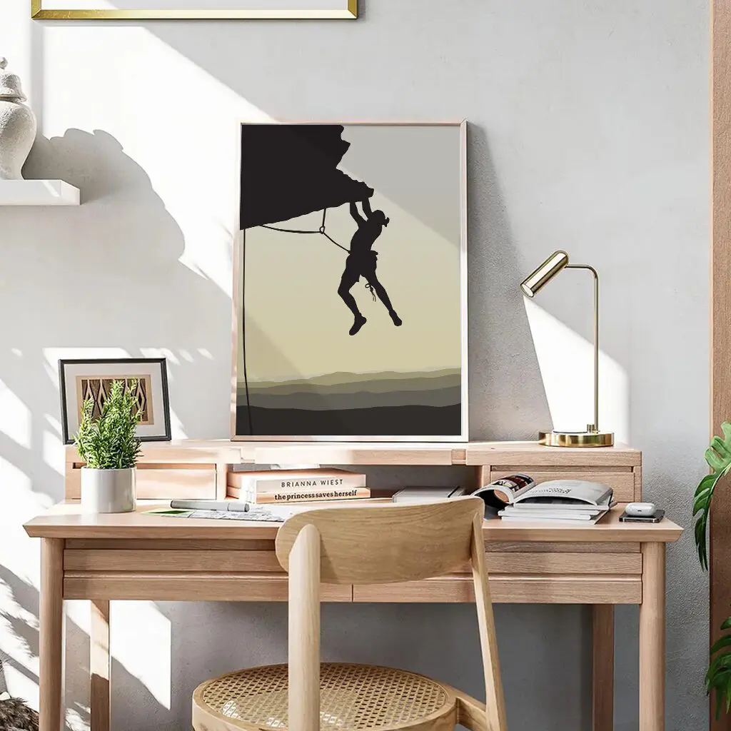 Klettern Poster "Last Hold" 6 Klettern Poster Last Hold15-A3