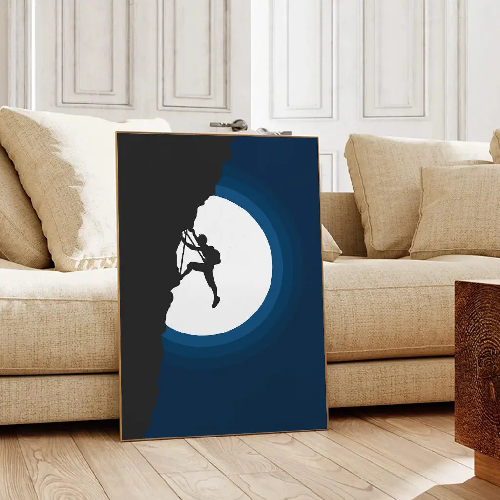 Klettern Poster "Night Ascent" 3 Klettern Poster Night Ascent11-A1-2