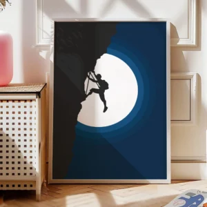 Klettern Poster Night Ascent11-A1