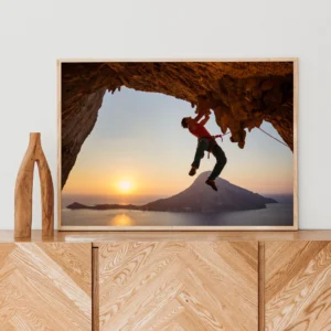 Klettern Poster Overhang at SunsetA1-10