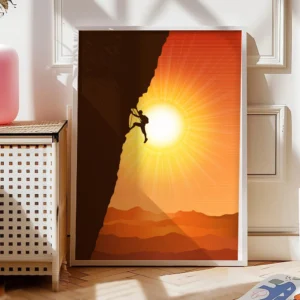 Klettern Poster Vertical HorizonA1-02