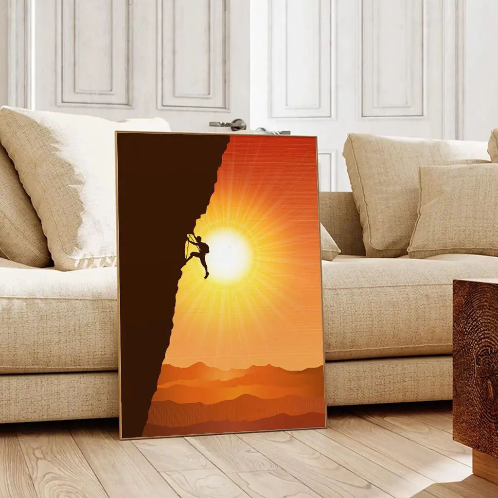 Klettern Poster "Vertical Horizon" 2 Klettern Poster Vertical HorizonA1-2-02