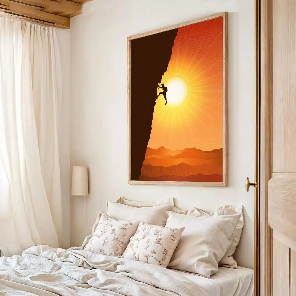 Klettern Poster "Vertical Horizon" 4 Klettern Poster Vertical HorizonA2-02