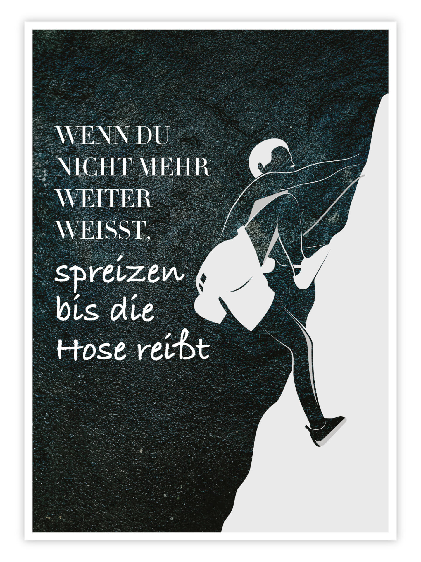 Klettern-Poster-'Bis-die-Hose-reißt'-titelbild