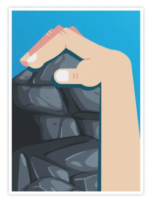 Klettern-Poster-'Grip-Before-the-Move'-titelbild