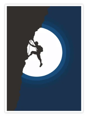 Klettern-Poster-'Night-Ascent'-titelbild