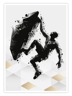 Klettern-Poster-'No-Easy-Way-Up'-titelbild
