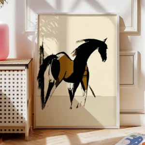 Pferde Poster Elegant Motion7-A1