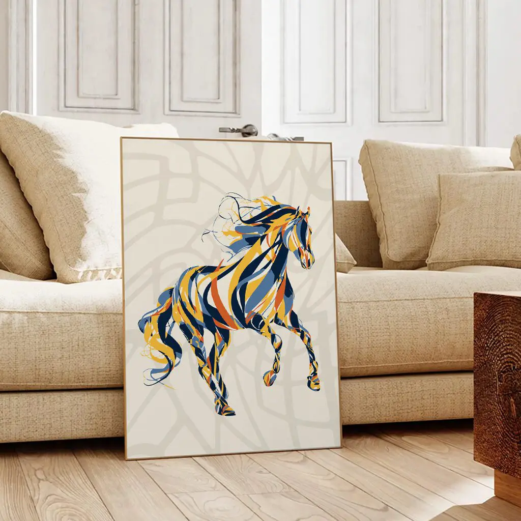 Pferde Poster "Flowing Grace" 2 Pferde Poster Flowing Grace8-A1-2