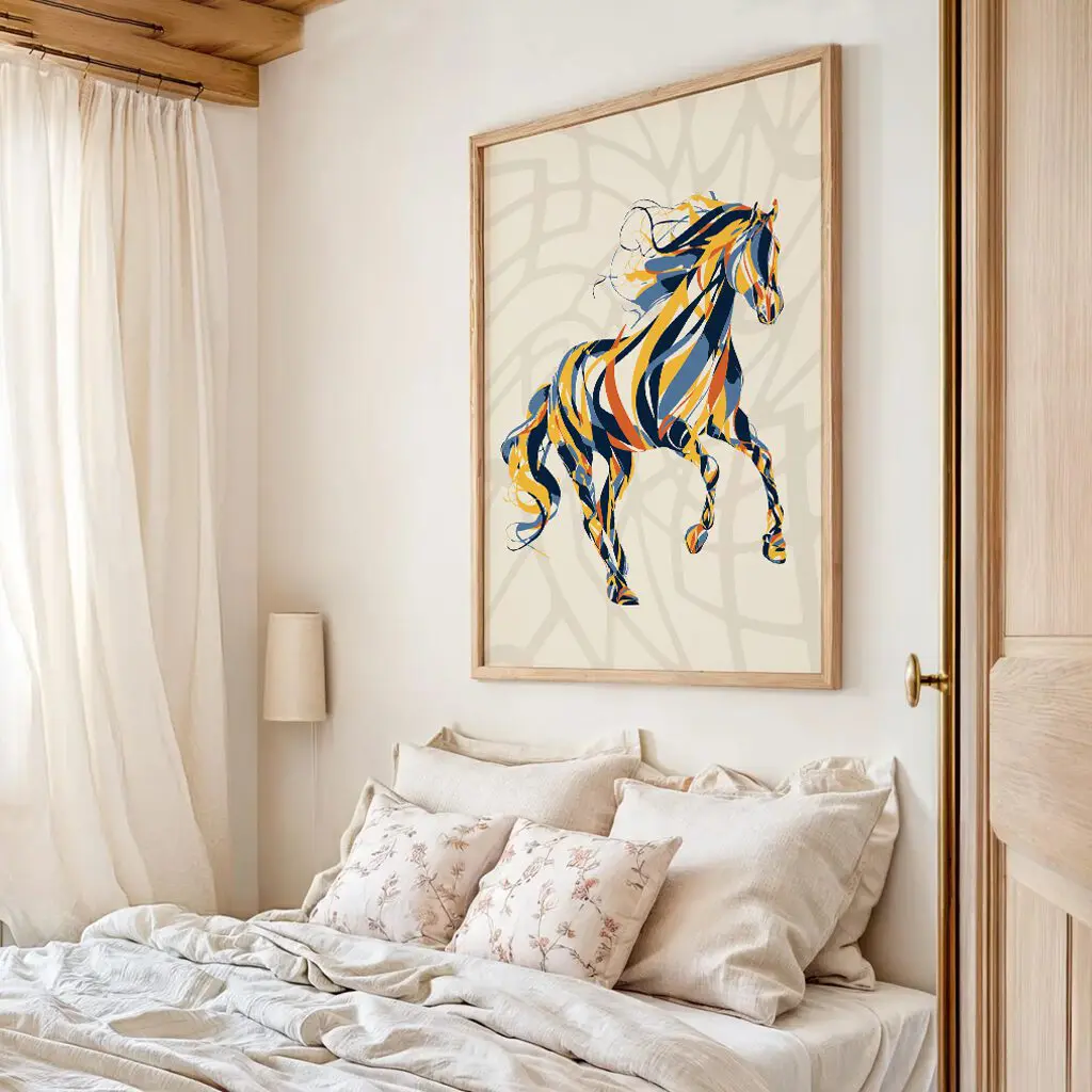 Pferde Poster "Flowing Grace" 4 Pferde Poster Flowing Grace8-A2