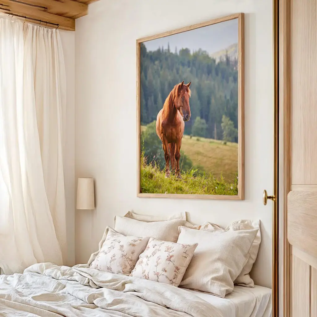 Pferde Poster "Forest Stillness" 4 Pferde Poster Forest Stillness29-A2