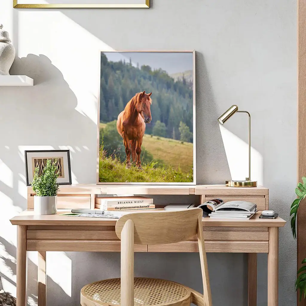 Pferde Poster "Forest Stillness" 6 Pferde Poster Forest Stillness29-A3-2