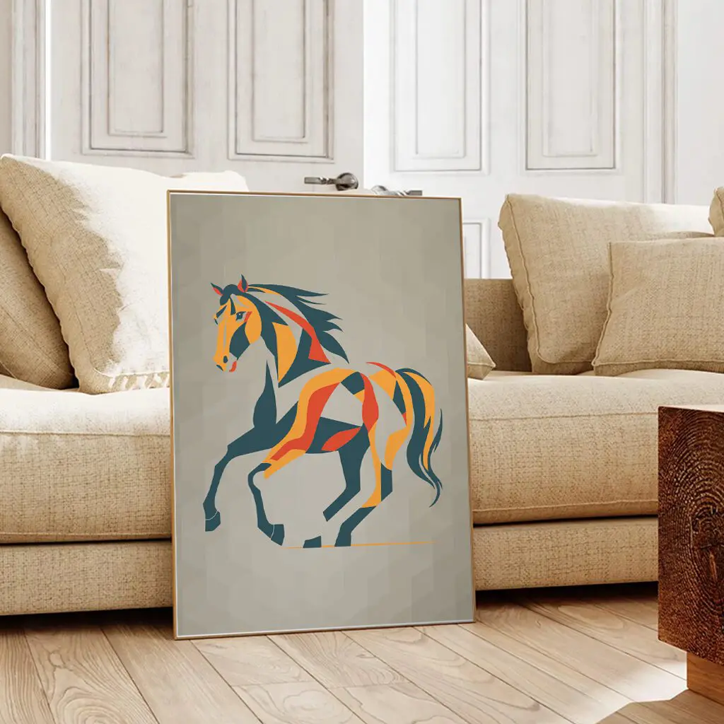 Pferde Poster "Modern Spirit" 2 Pferde Poster Modern Spirit9-A1-2