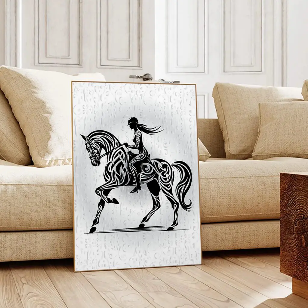 Pferde Poster "Silent Rider" 2 Pferde Poster Silent Rider20-A1-2