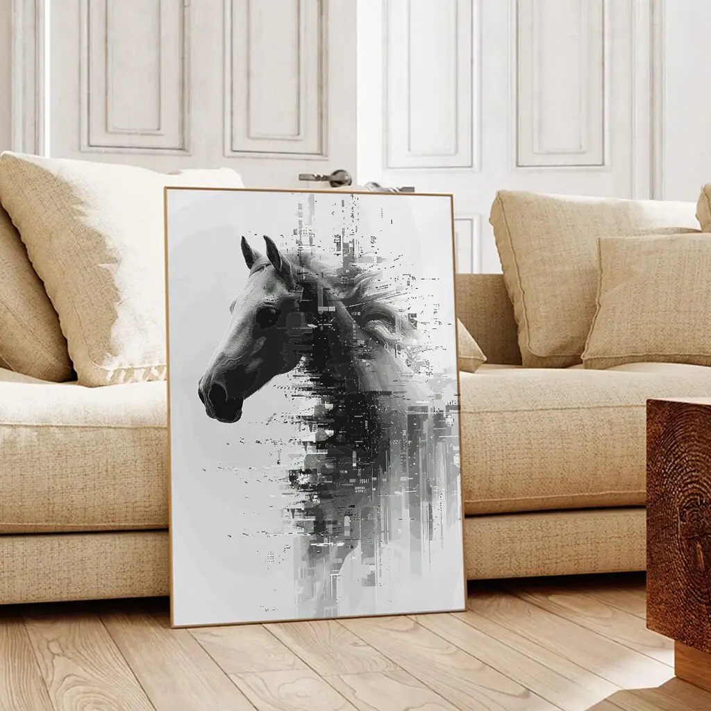 Pferde Poster "Silent Strength" 4 Pferde Poster Silent Strength2-A1-2