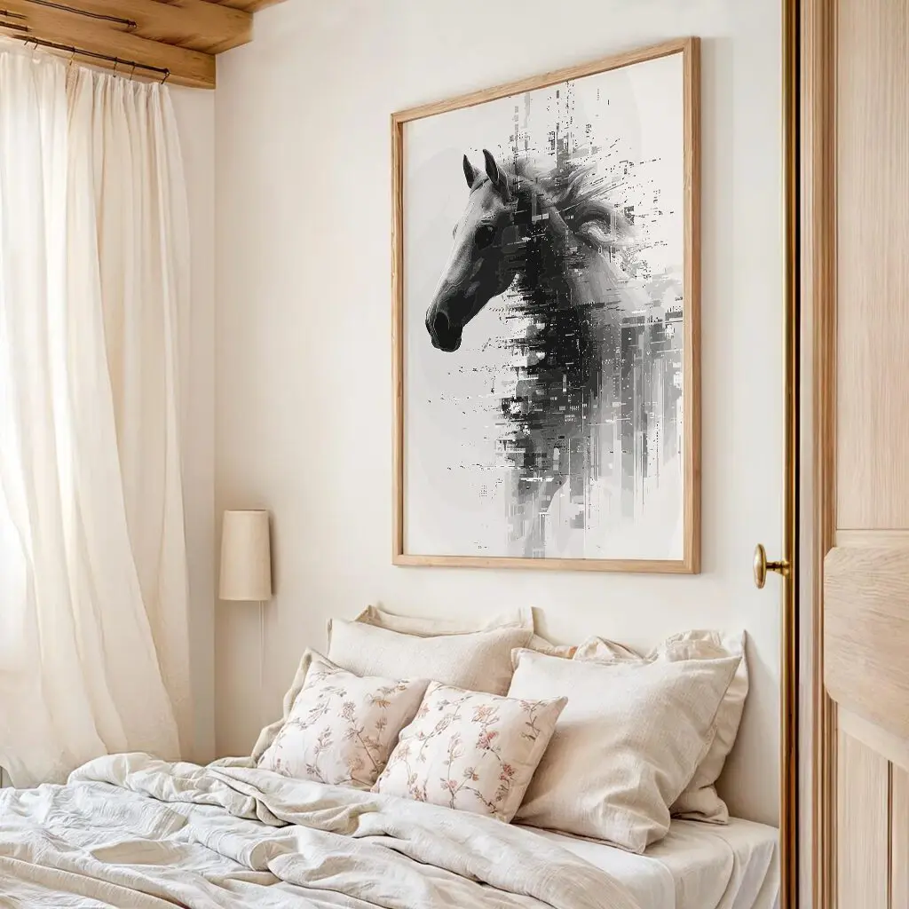 Pferde Poster "Silent Strength" 3 Pferde Poster Silent Strength2-A2