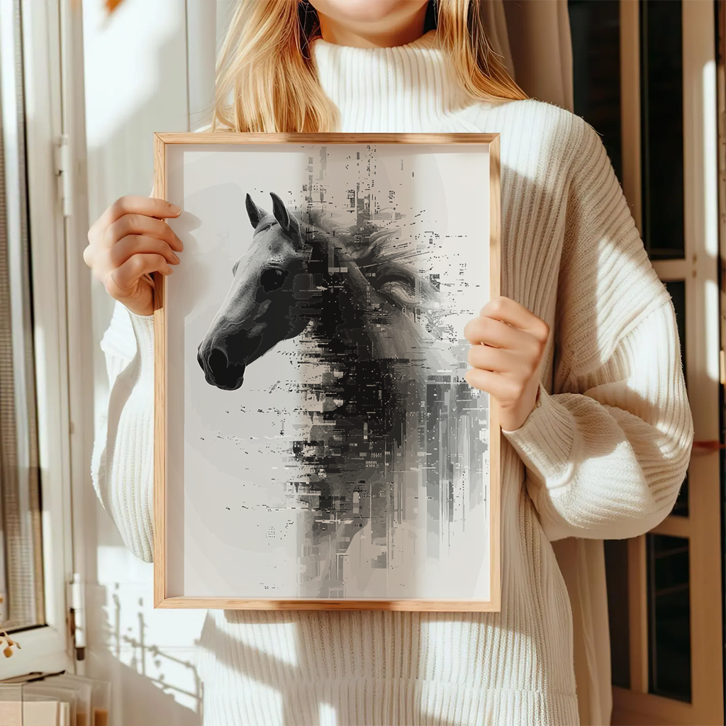 Pferde Poster "Silent Strength" 6 Pferde Poster Silent Strength2-A3-2