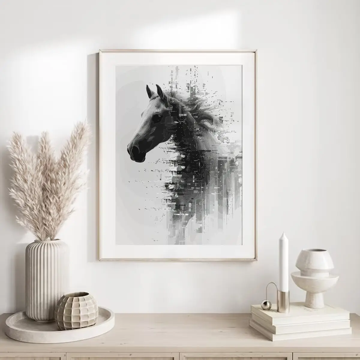 Pferde Poster "Silent Strength" 2 Pferde Poster Silent Strength2-A4