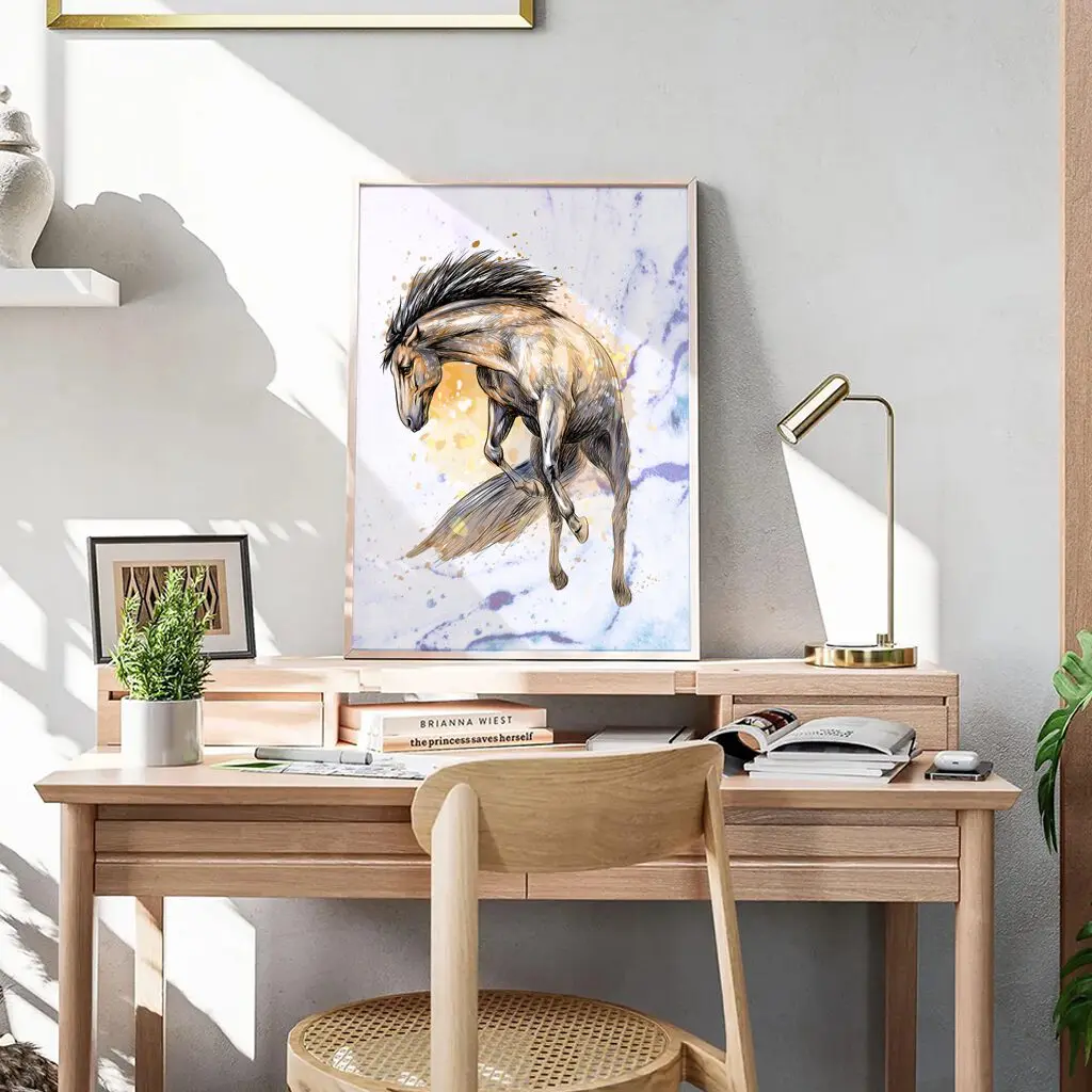 Pferde Poster "Untamed Arc" 6 Pferde Poster Untamed Arc19-A3