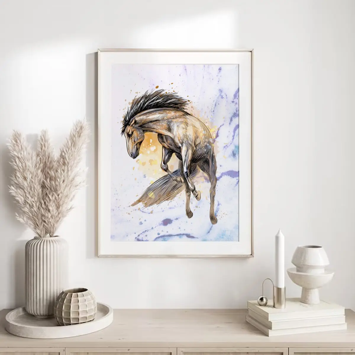 Pferde Poster "Untamed Arc" 7 Pferde Poster Untamed Arc19-A4