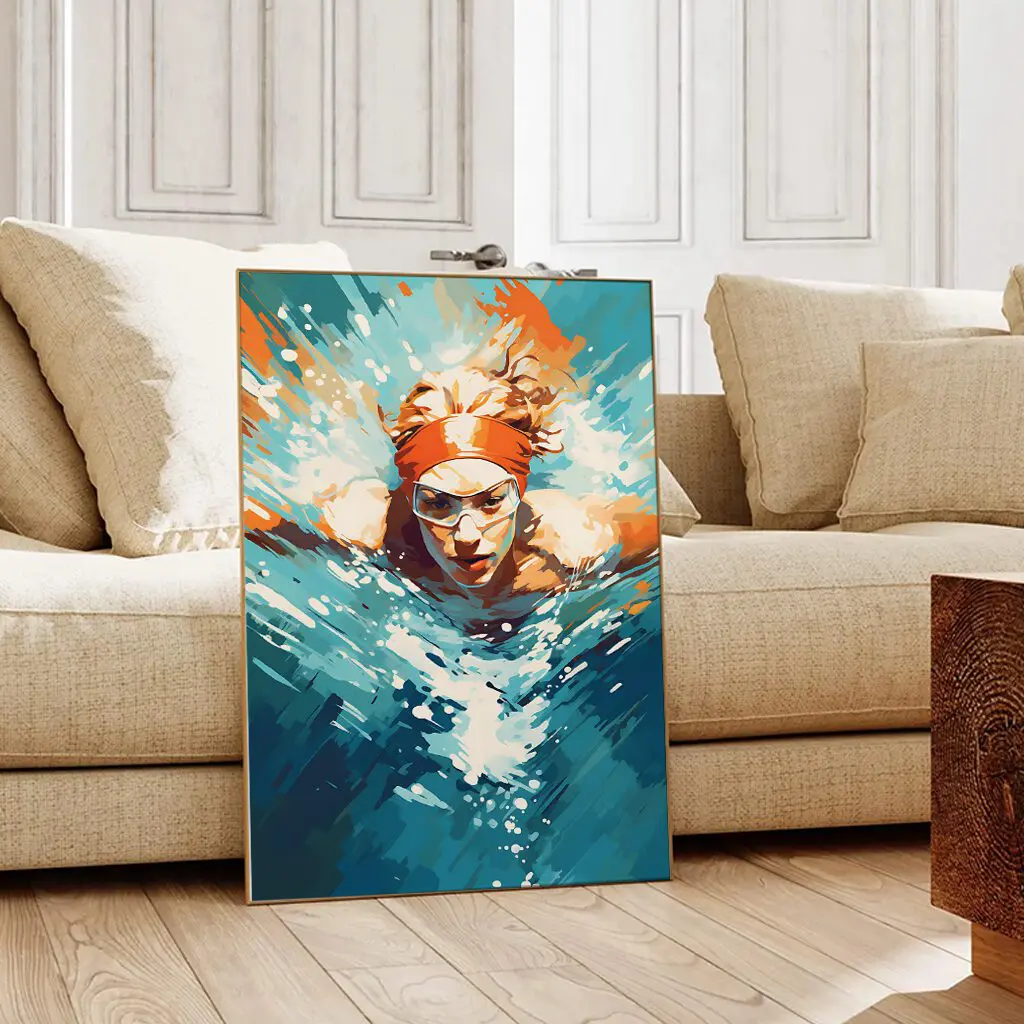 Schwimmen Poster "Aqua Breakthrough" 2 Schwimmen Poster Aqua Breakthrough3-A1-2