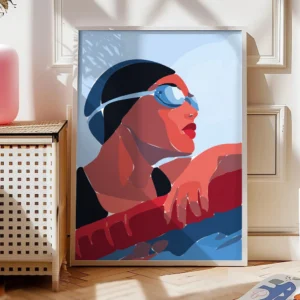 Schwimmen Poster Between Breaths17-A1