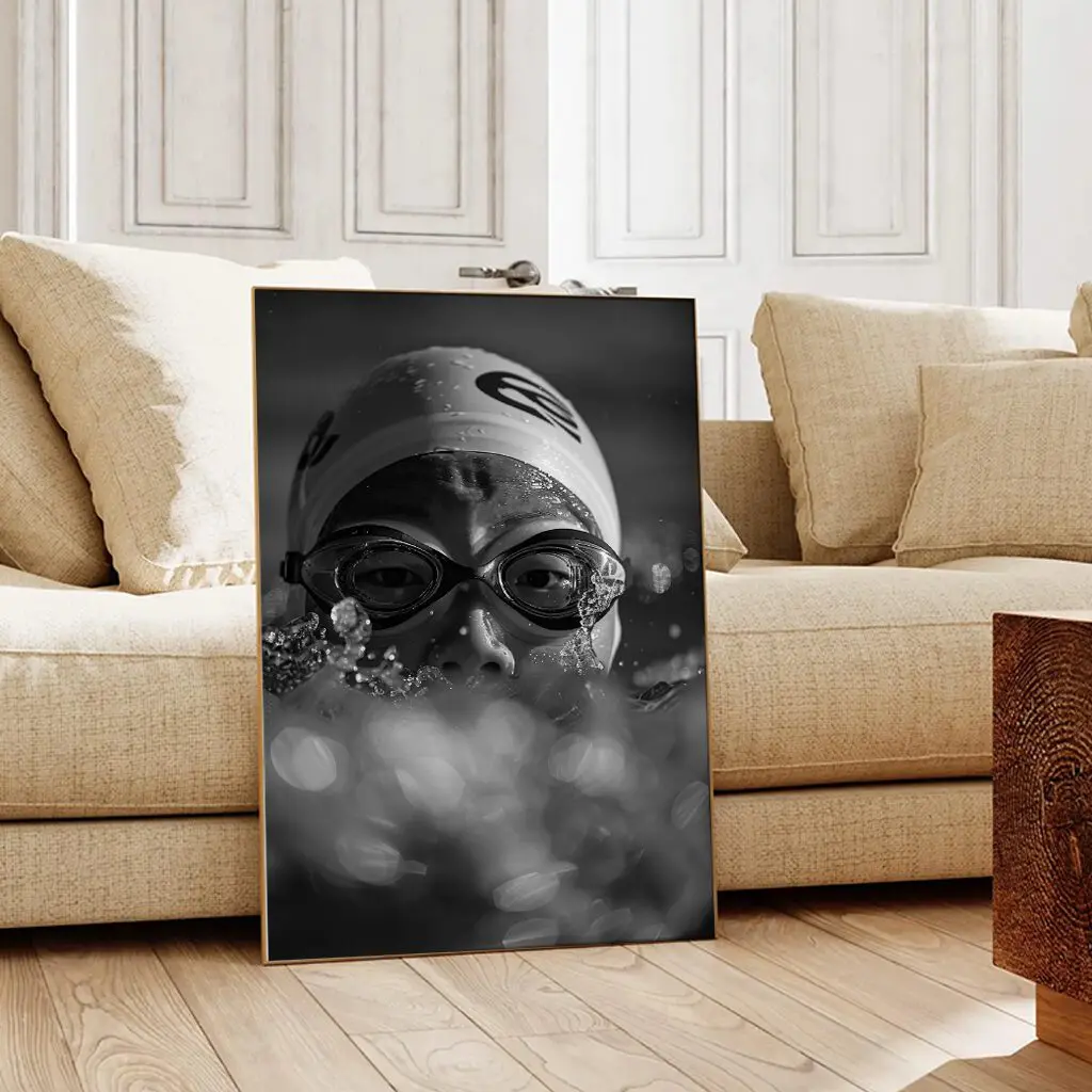 Schwimmen Poster "Focused Breath" 2 Schwimmen Poster Focused Breath1-A1-2