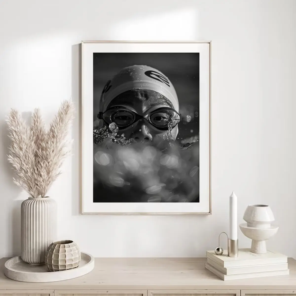 Schwimmen Poster "Focused Breath" 7 Schwimmen Poster Focused Breath1-A4