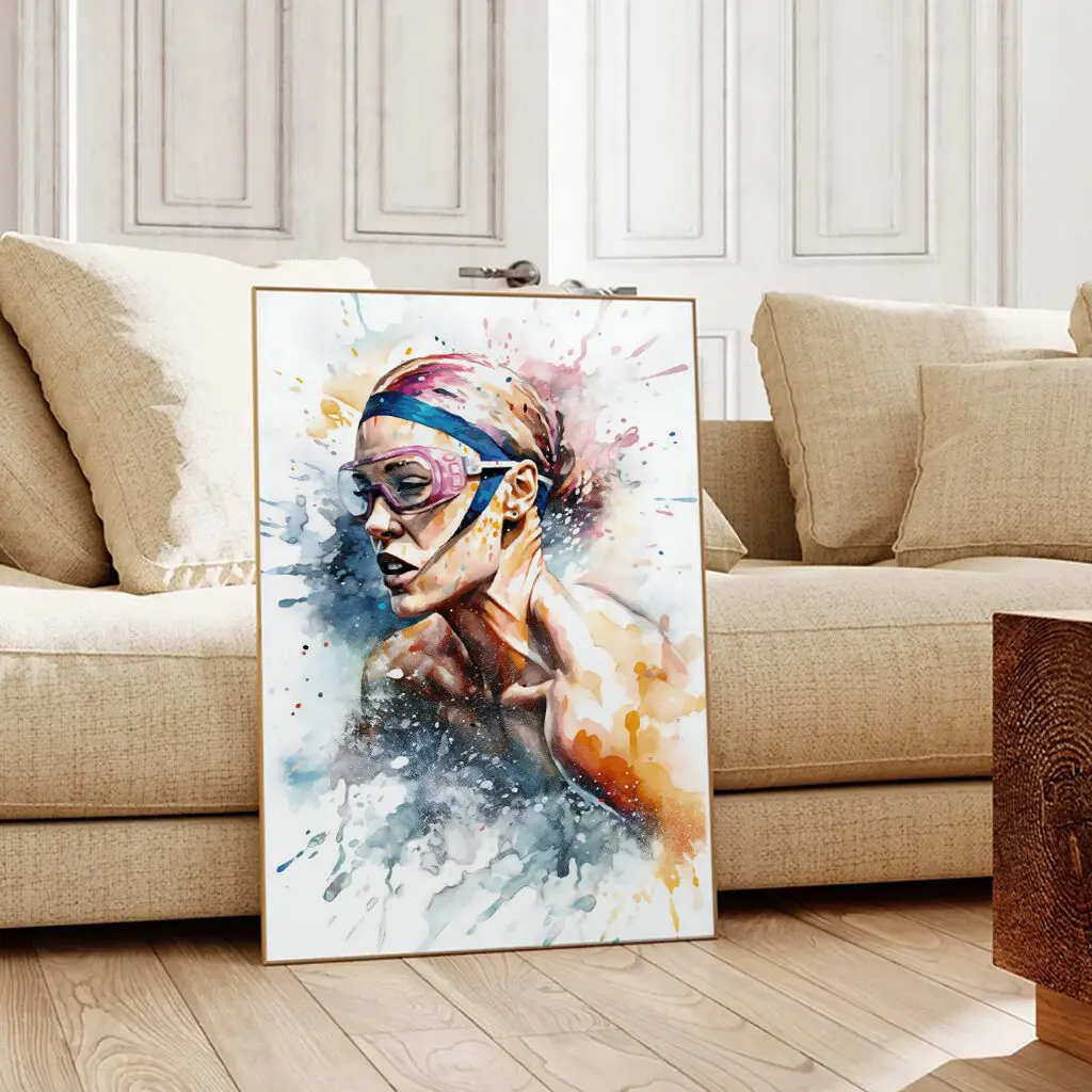 Schwimmen Poster "Liquid Momentum" 2 Schwimmen Poster Liquid Momentum2-A1-2