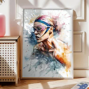 Schwimmen Poster Liquid Momentum2-A1