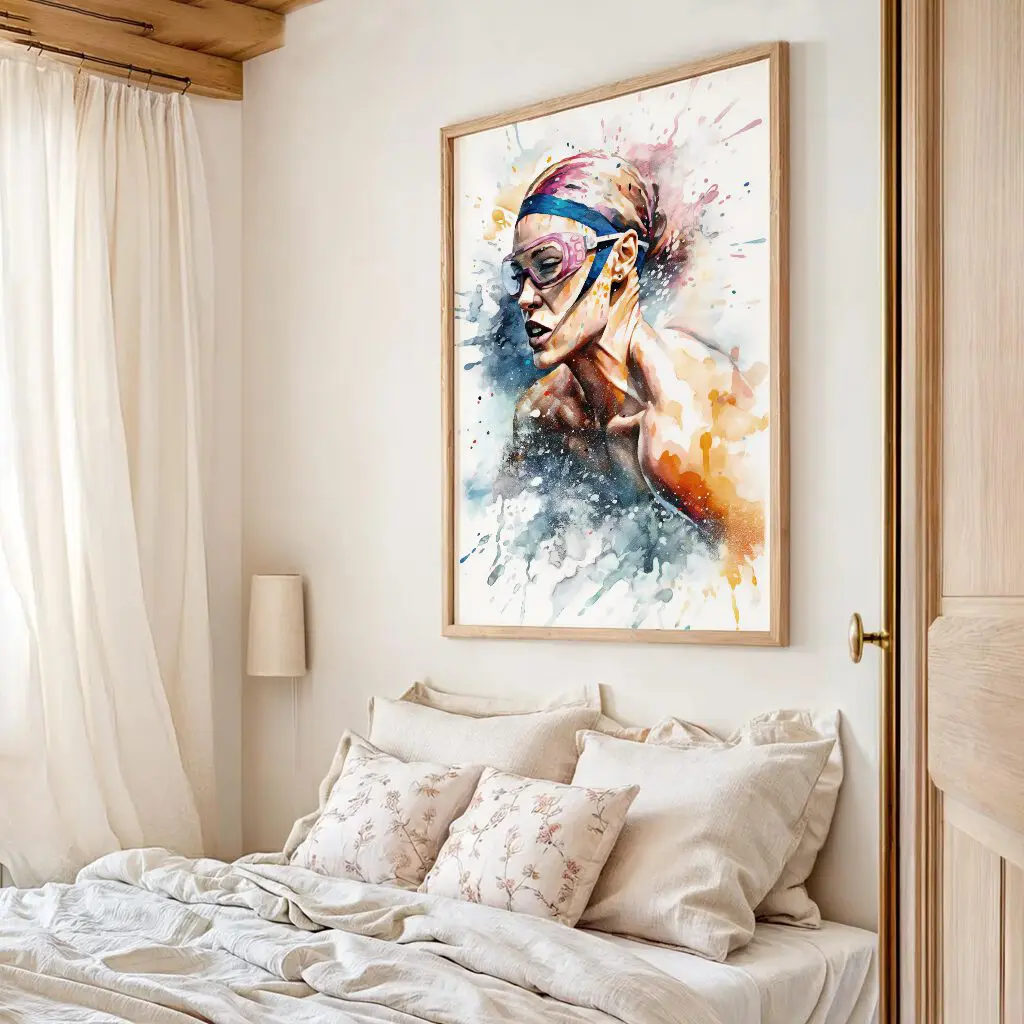 Schwimmen Poster "Liquid Momentum" 4 Schwimmen Poster Liquid Momentum2-A2