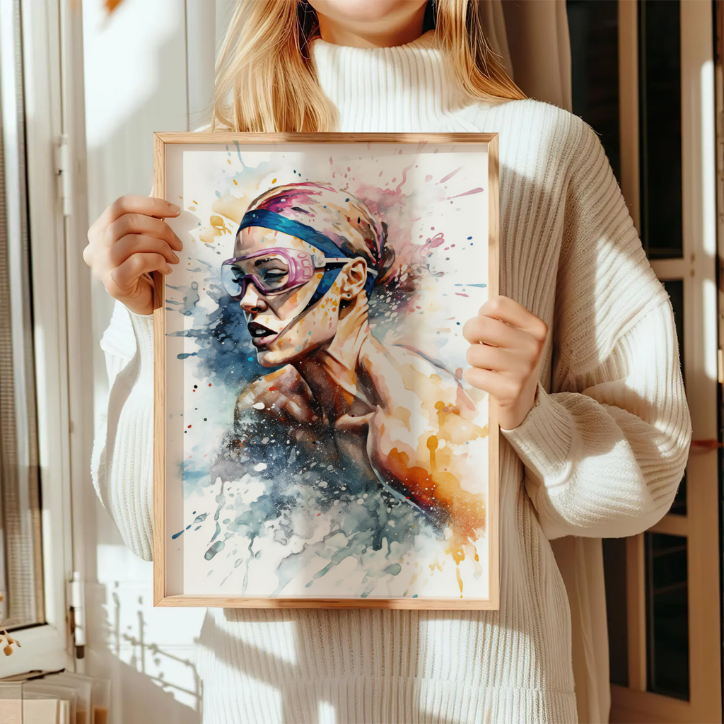 Schwimmen Poster "Liquid Momentum" 5 Schwimmen Poster Liquid Momentum2-A3-2