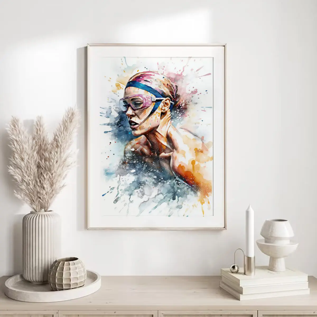 Schwimmen Poster "Liquid Momentum" 7 Schwimmen Poster Liquid Momentum2-A4