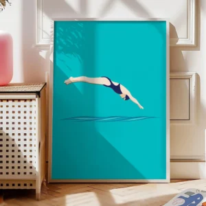 Schwimmen Poster Pure Entry5-A1