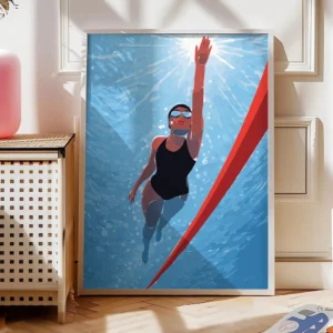 Schwimmen Poster Reach the Light12-A1
