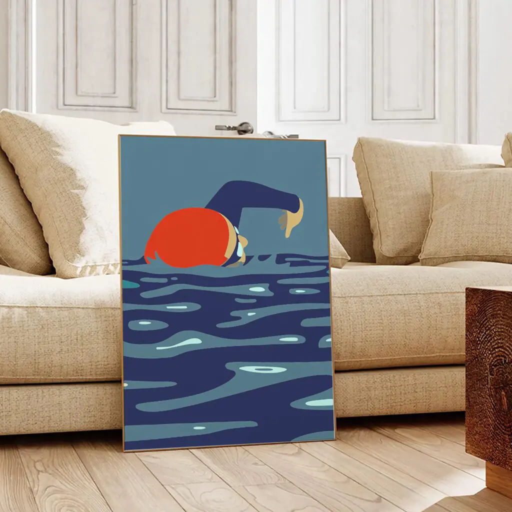 Schwimmen Poster "Rhythm of the Stroke" 2 Schwimmen Poster Rhythm of the Stroke20-A1-2