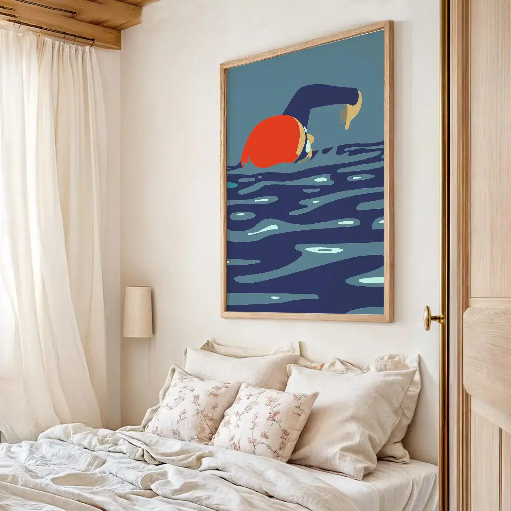 Schwimmen Poster "Rhythm of the Stroke" 4 Schwimmen Poster Rhythm of the Stroke20-A2